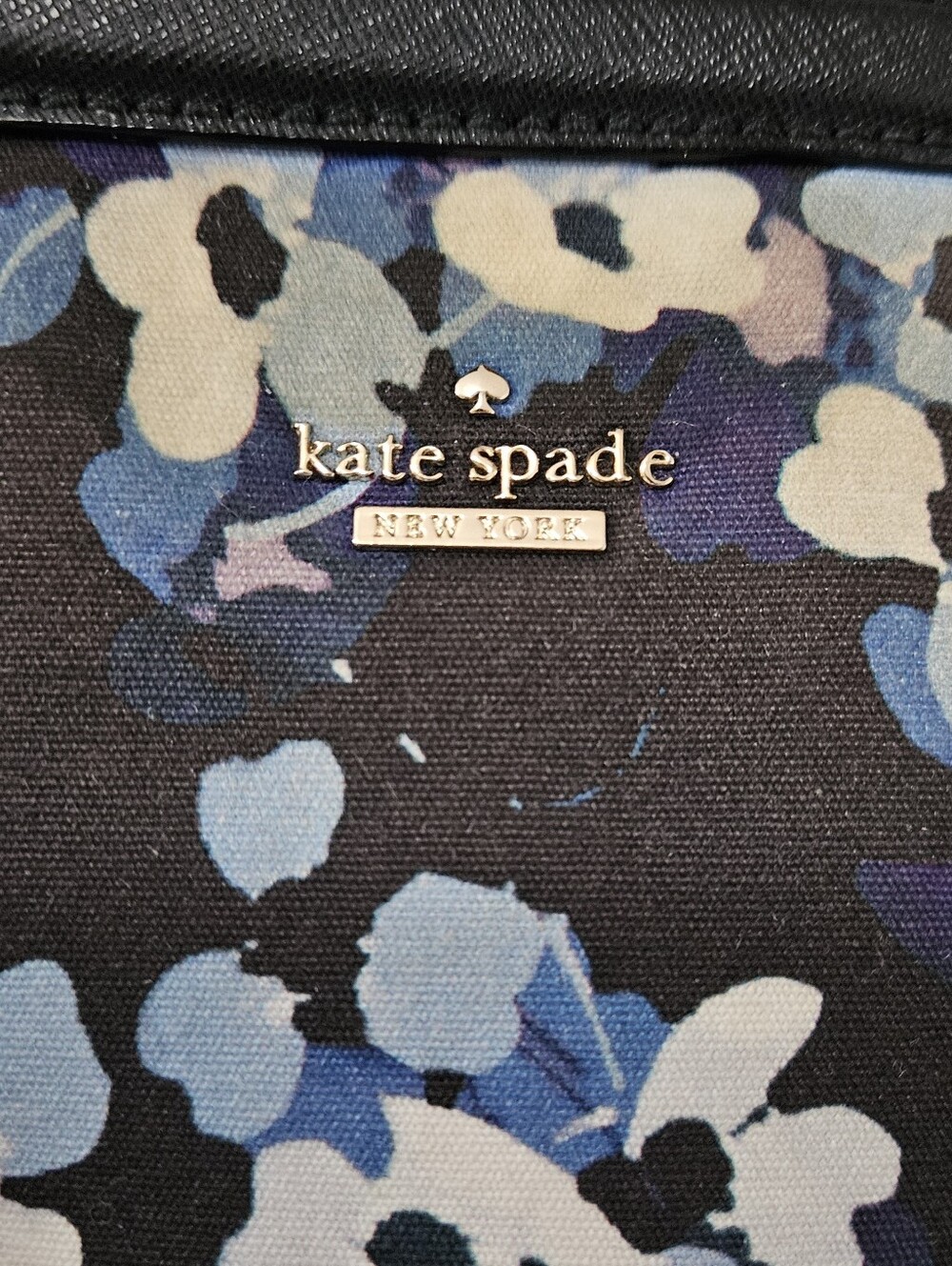 Kate Spade New York Cameron Street Blue Floral Margot Satchel (EUC) - Picture 5 of 16